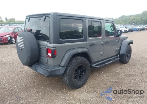2019 Jeep Wrangler Unlimited Sport S 4X4 z USA, uszkodzony, nr VIN 1C4HJXDG4KW626425